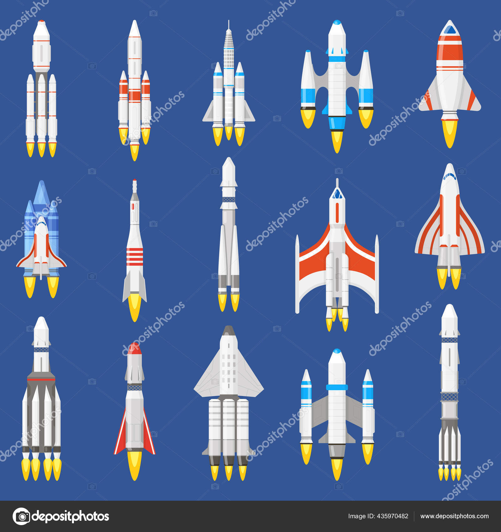 Nave Espacial Alienígena No Céu Ou No Espaço Ilustração Dos Desenhos  Animados. Desenho Dos Desenhos Animados Do Objeto Voador Não Identificado  No Fundo Azul. Ciência, Tecnologia, Transporte, Astronomia, Conceito Do  Espaço Exterior