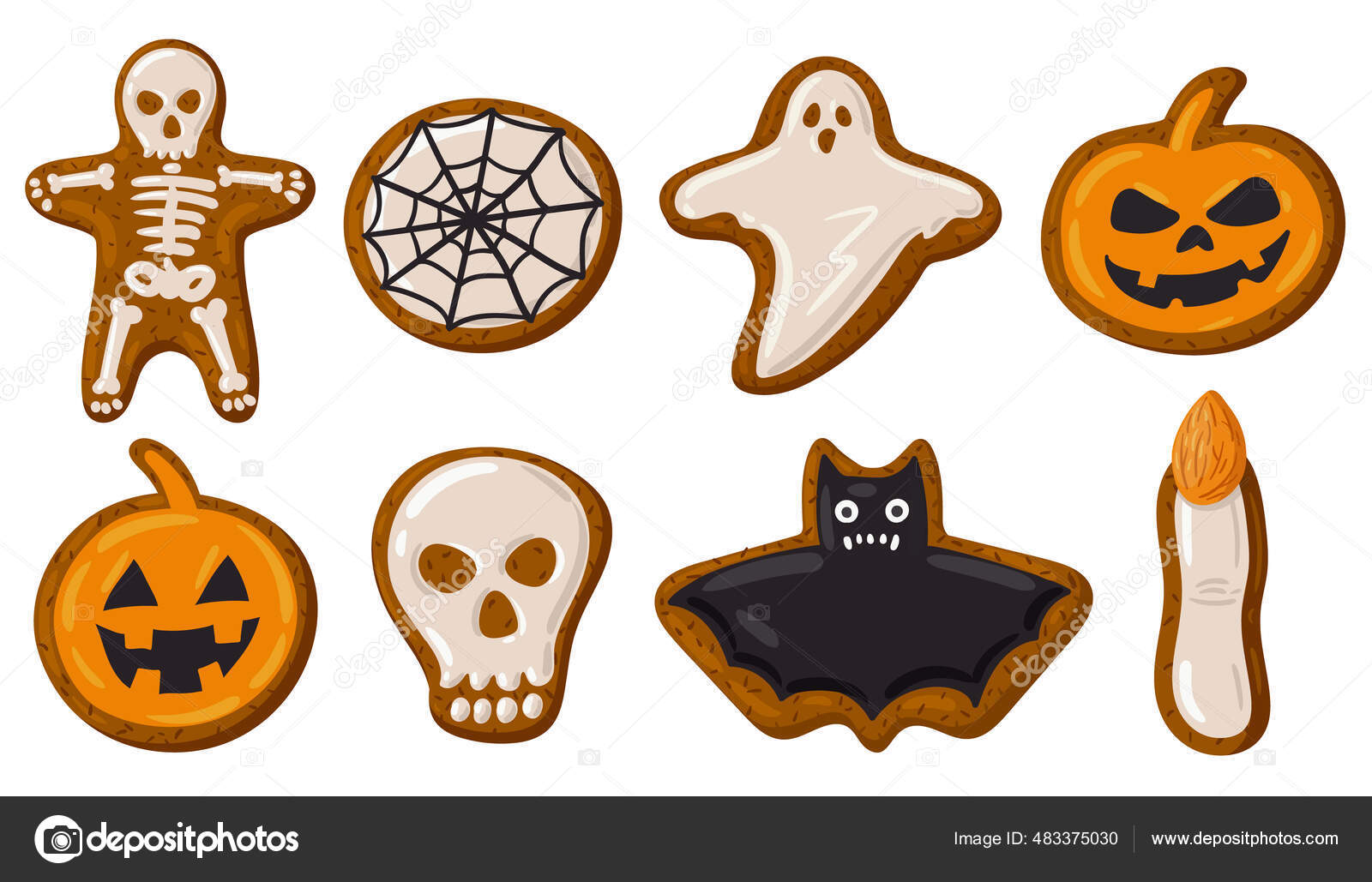 Cara Assustadora Da Abóbora Do Halloween. Vetor Royalty Free SVG