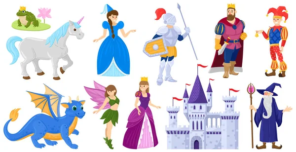 Fairy tale characters set Royalty Free Vector Image