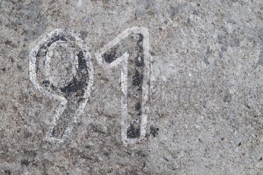 Çimento dokusunda 91 numara.