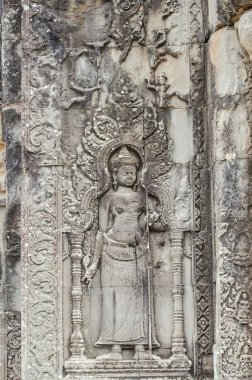 Güzel eski oyma taş vasıl Angkor wat