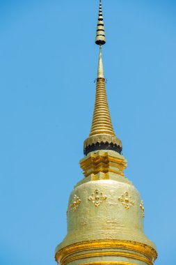 Wat Phra ki Hariphunchai pagoda kadar kapatın