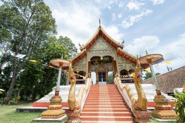 beautiful temple and ancient pagoda at Wat Phra Yuen