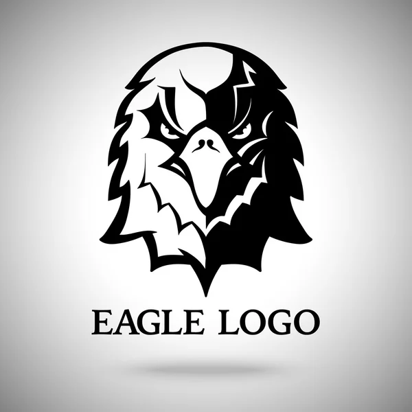 Modèle d'aigle vectoriel pour logo, badge, étiquette, etc. . — Image vectorielle