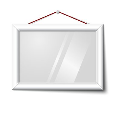 Duvarda asılı fotoğraf çerçevesi