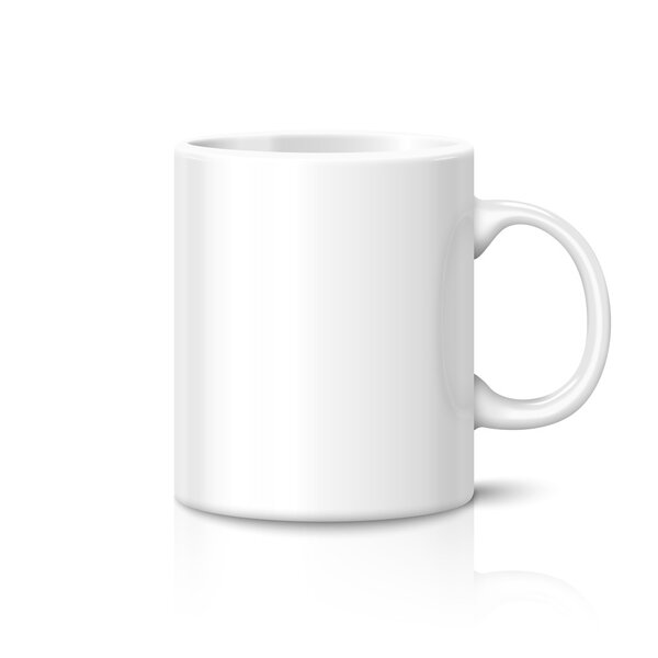 Blank photo realistic cup