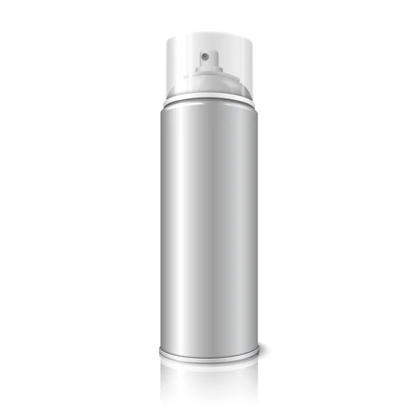 Aerosol Spray Metall 3D Flasche Dose — Stockvektor