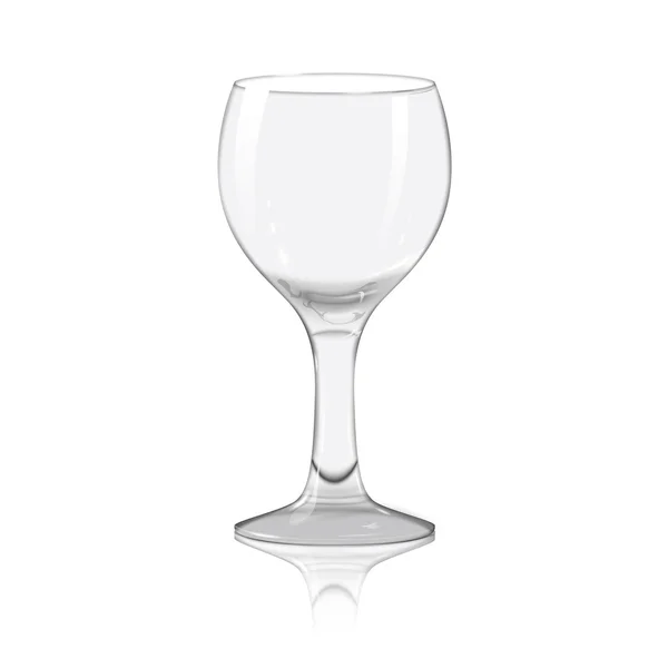 Copa de vino blanco — Archivo Imágenes Vectoriales