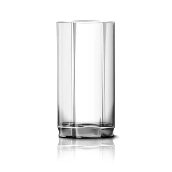 Verre réaliste i avec réflexion pour le design — Image vectorielle