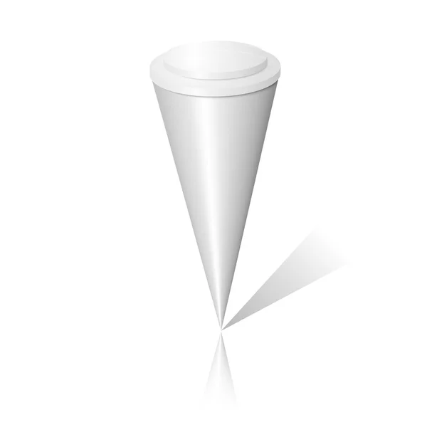 Prázdné ice cream cone balíček — Stockový vektor