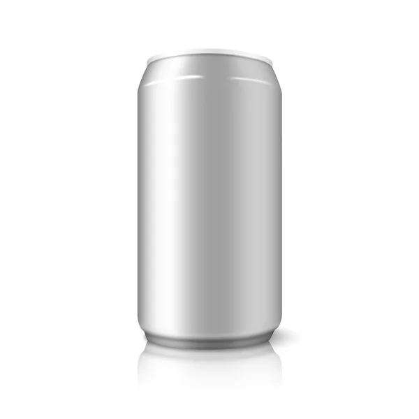 Blank  aluminium can — Stock Vector