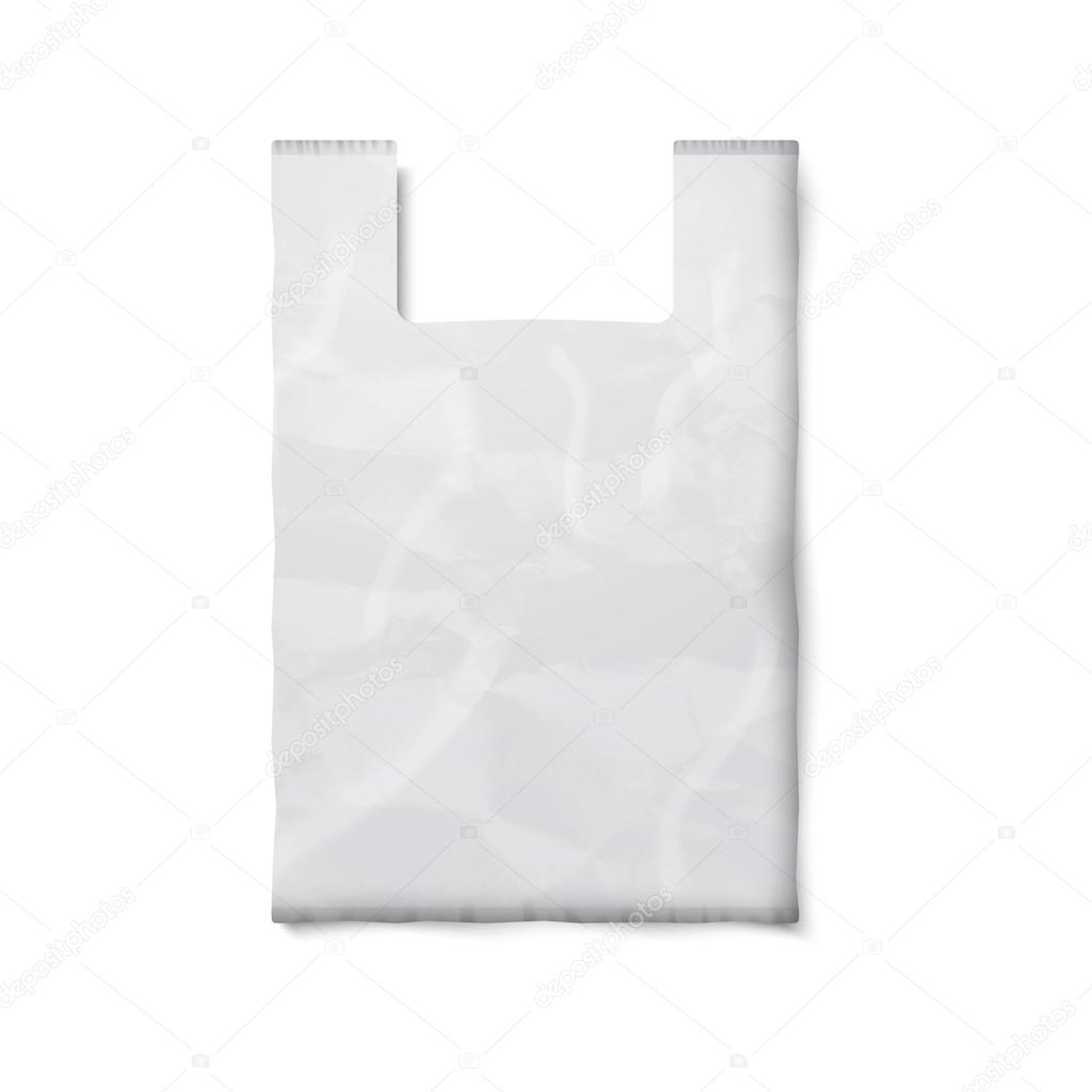 Blank plastic bag
