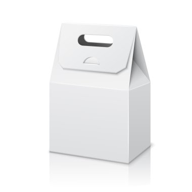 boş kağıt ambalaj saplı çanta