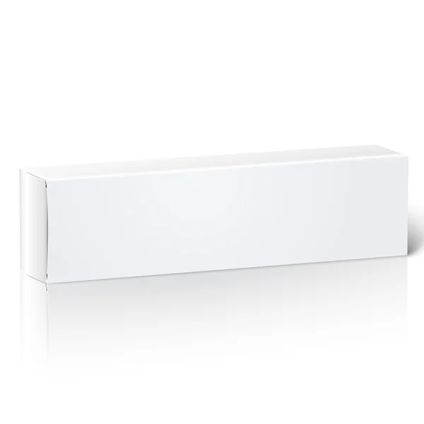Blanco papier pakket box — Stockvector