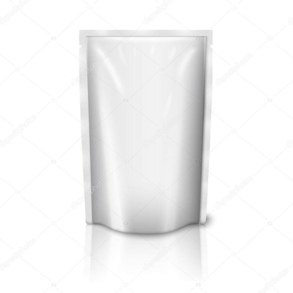 Blank plastic pouch