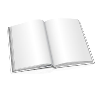Boş açık gerçekçi kitap