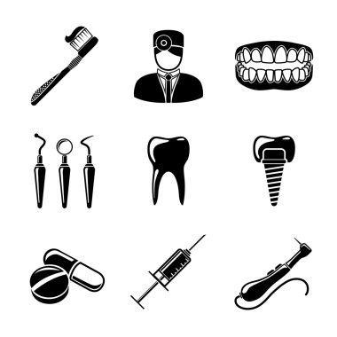 Diş Icons set