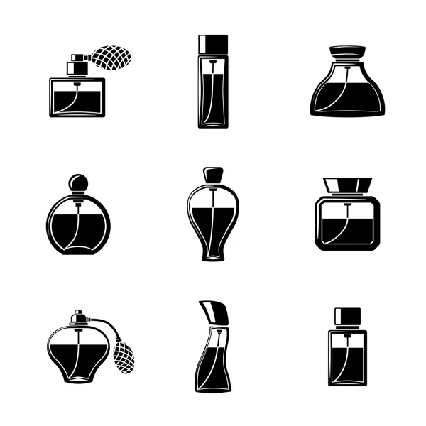 Parfüm-Ikonen Set — Stockvektor