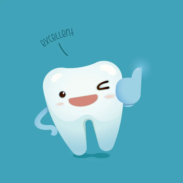 Excellent Tooth — Stock Vector