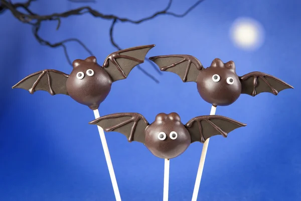 Bat cake pops — Stock Photo, Image
