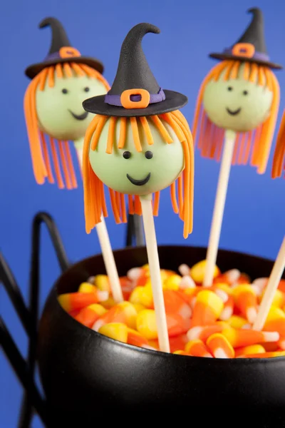 Witch cake pops — Stock Photo, Image