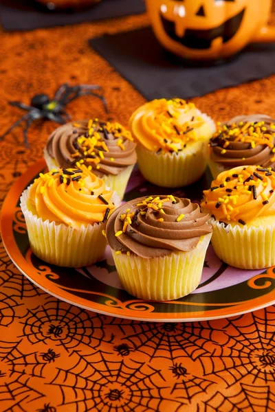 Halloween cupcakes — Stock Photo, Image