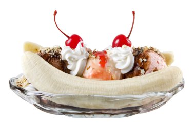 Banana split clipart