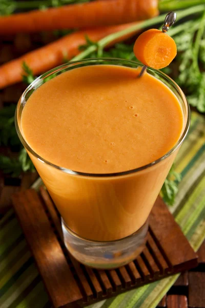 Carrot tofu smoothie — Stock Photo, Image