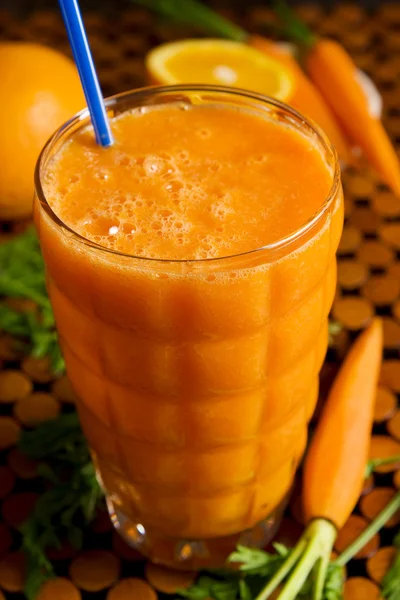 Carrot smoothie — Stock Photo, Image