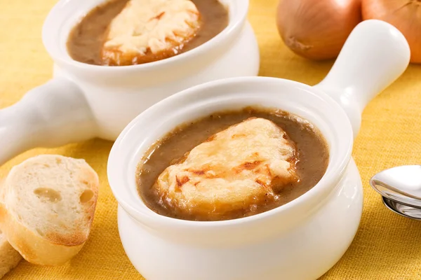 Цибульний суп — стокове фото