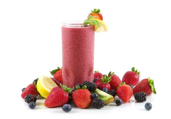 Bærsmoothie – stockfoto