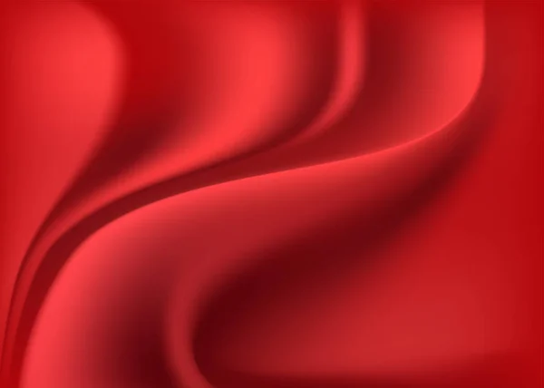 Luxus Rote Seide Stoff Hintergrund Design — Stockvektor