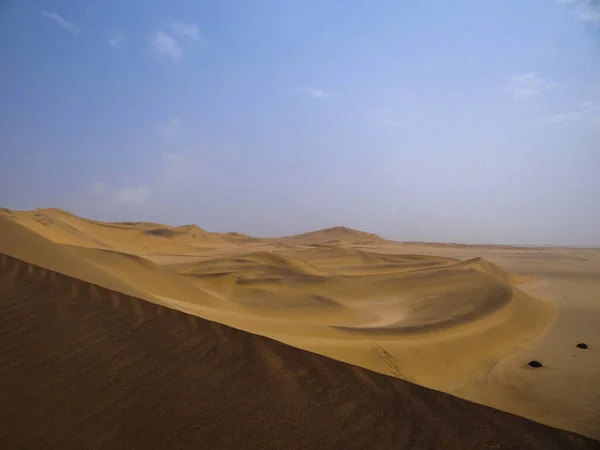 Fotografía Una Duna Arena Desierto Namib Cerca Swakopmund Namibia Una — Foto de Stock