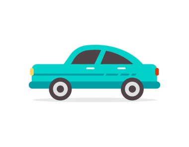 Araba düz tasarım. Vektör illüstrasyonu