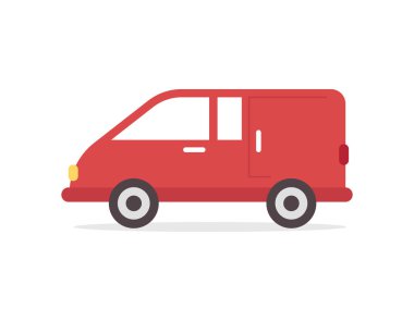 Araba düz tasarım. Vektör illüstrasyonu