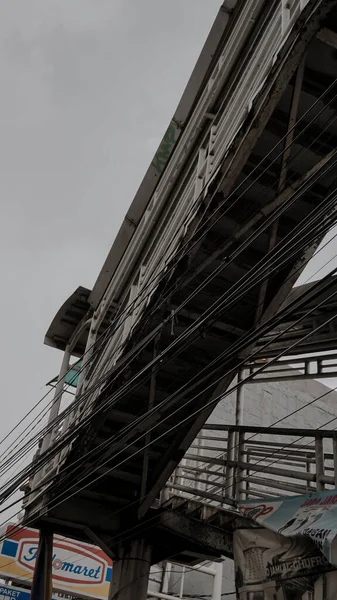 Ponte Pedonale Jakarta Durante Giorno — Foto Stock