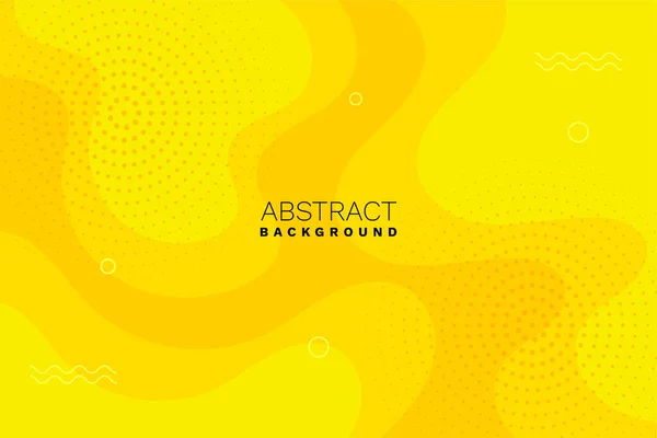 Абстрактний Жовтий Фон Формою Хвилі Вектор Eps10 — стоковий вектор