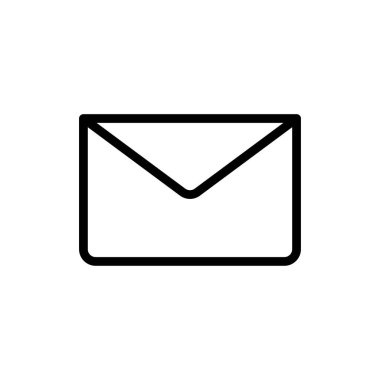 Taslak biçimli ileti simgesi. Vektör illüstrasyonu