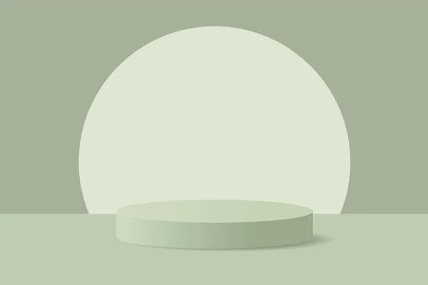Minimalist podyum ve sahne 3d vektör işlemeli soyut arkaplan kompozisyonu, 3d illüstrasyon ürün gösterimi için geometri platformunun şekil sahnesi. Modern ödülün sahnesi