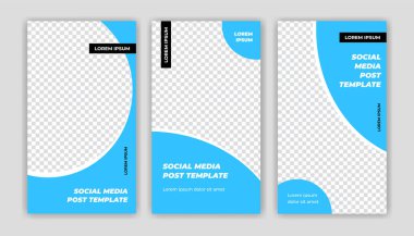 Eşsiz Modern Düzenlenebilir Sosyal Medya afişi şablonu. Herkes bu Kolay Tasarım Tanıtım web pankartını sosyal medya için kullanabilir. Modern zarif satışlar ve indirimli promosyonlar - Vektör.