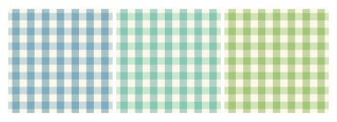 A collection of gingham patterns. Blue, Tosca, Green plaid pattern with pastel colors for tablecloths, skirts, napkins, flannel and more. clipart