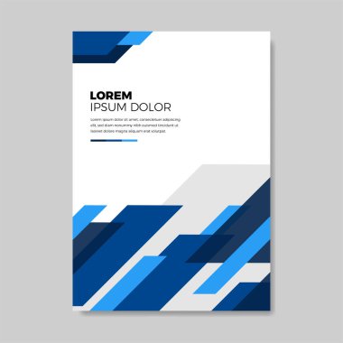 Geometrik tarzda kitap kapağı tasarımları. Vektör illüstrasyonu.
