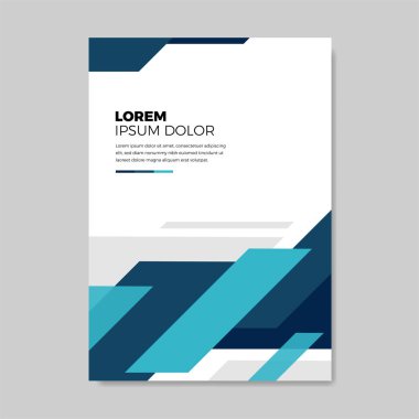 Geometrik tarzda kitap kapağı tasarımları. Vektör illüstrasyonu.