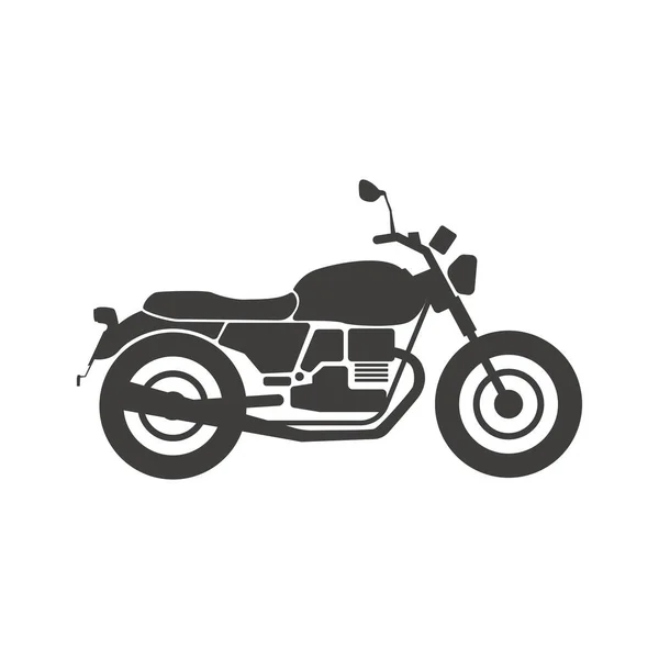 Icono Motocicleta Icono Motocicleta Ilustración Vectorial — Vector de stock