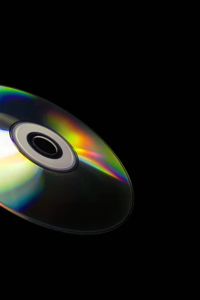 compact-disc on a black background