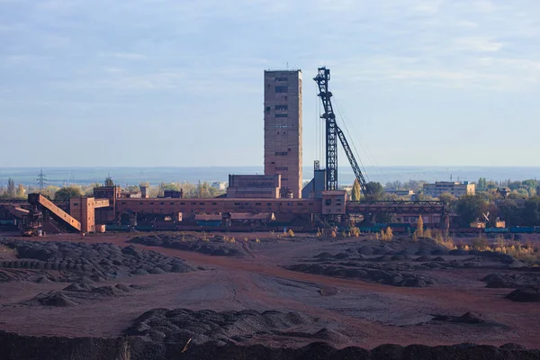 Uma Mina Minério Ferro Época Outono Vista Geral Área Mina — Fotografia de Stock