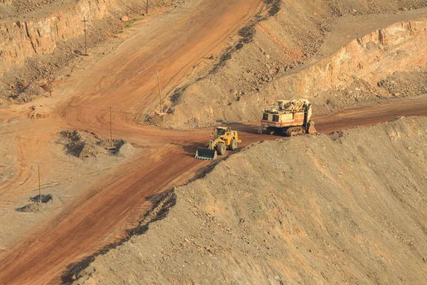 Grandes Equipos Especiales Para Minería Cantera Carretera Serpentina Cantera — Foto de Stock