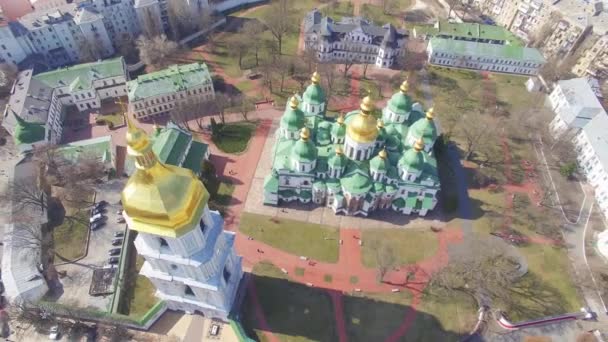 Cathedral of Saint Sophia aerial view.