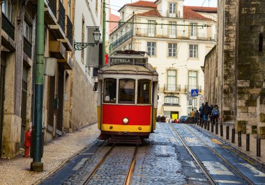 Lizbon tipik tramvay