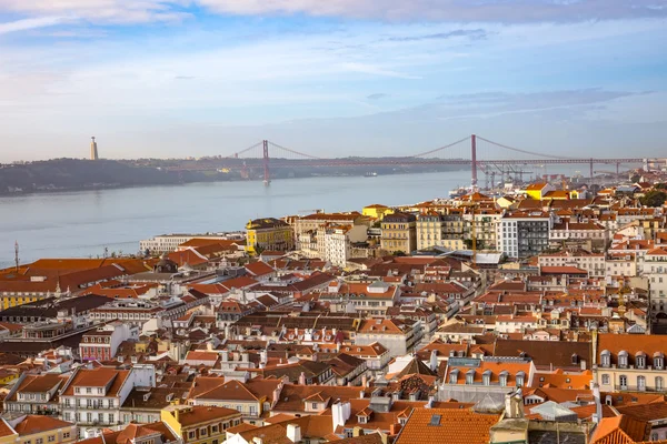 Vista aerea di Lisbona — Foto Stock